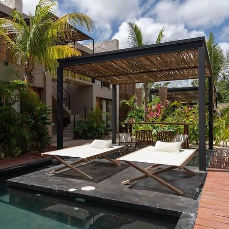 Апартаменты Lujoso Departamento Boho-Chic Con Alberca Privada Тулум Экстерьер фото