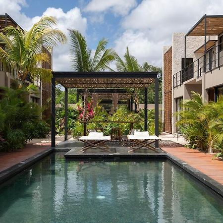Апартаменты Lujoso Departamento Boho-Chic Con Alberca Privada Тулум Экстерьер фото