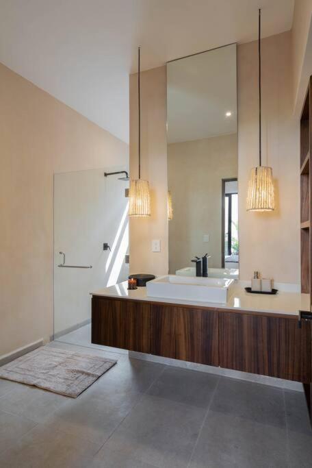 Апартаменты Lujoso Departamento Boho-Chic Con Alberca Privada Тулум Экстерьер фото