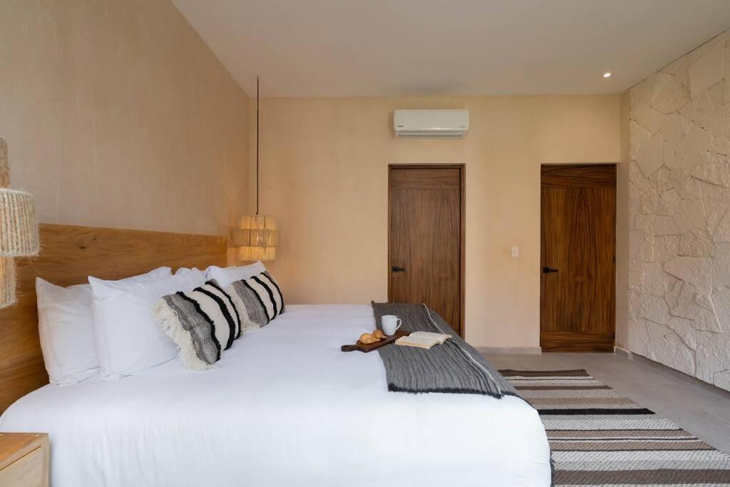 Апартаменты Lujoso Departamento Boho-Chic Con Alberca Privada Тулум Экстерьер фото