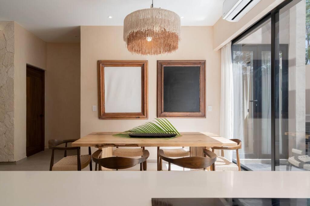 Апартаменты Lujoso Departamento Boho-Chic Con Alberca Privada Тулум Экстерьер фото