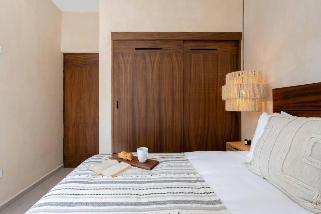 Апартаменты Lujoso Departamento Boho-Chic Con Alberca Privada Тулум Экстерьер фото