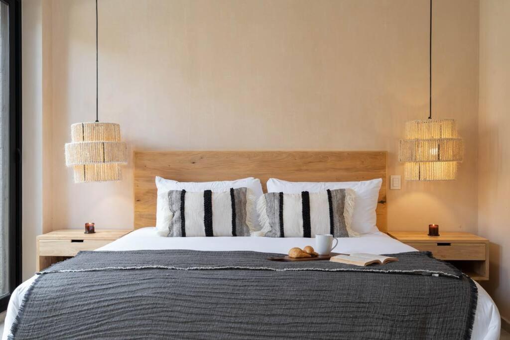 Апартаменты Lujoso Departamento Boho-Chic Con Alberca Privada Тулум Экстерьер фото
