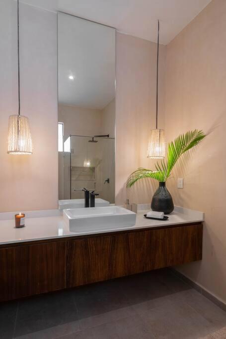 Апартаменты Lujoso Departamento Boho-Chic Con Alberca Privada Тулум Экстерьер фото