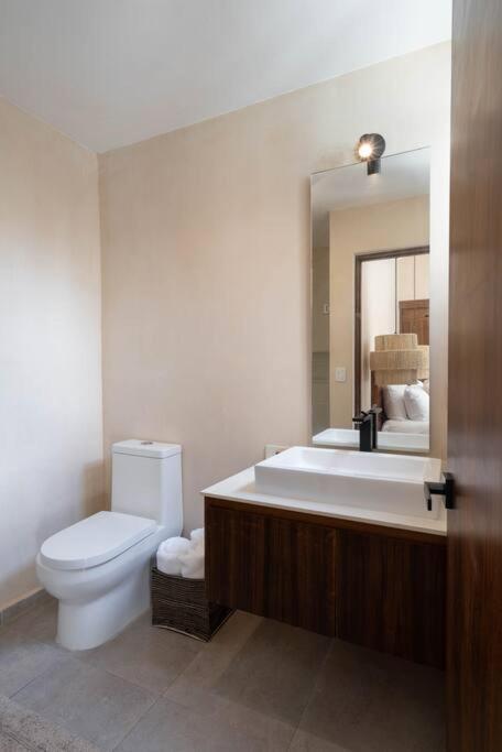 Апартаменты Lujoso Departamento Boho-Chic Con Alberca Privada Тулум Экстерьер фото