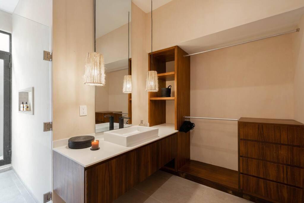 Апартаменты Lujoso Departamento Boho-Chic Con Alberca Privada Тулум Экстерьер фото