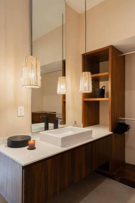 Апартаменты Lujoso Departamento Boho-Chic Con Alberca Privada Тулум Экстерьер фото