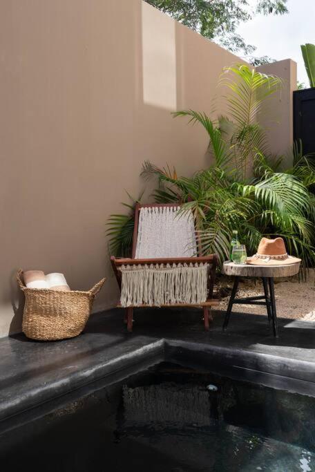 Апартаменты Lujoso Departamento Boho-Chic Con Alberca Privada Тулум Экстерьер фото